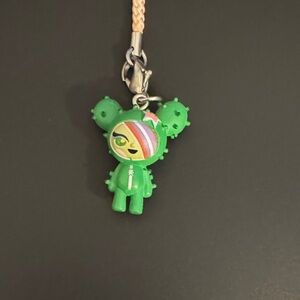 Tokidoki RARE Chaser Frenzies Clip phone Charm Cactus Girl Sandy Keychain